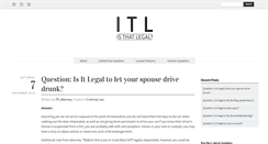 Desktop Screenshot of isthatlegal.org